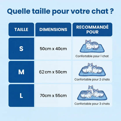 Poilune Tapis rafraîchissant pour chat